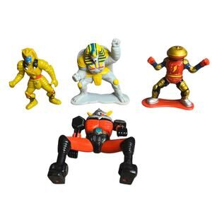 Lot of 4 Power Ranger Figures Torozord Megazord, Alpha Five, King Sphinx, Goldar